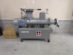 土練機の設置例