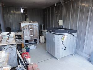 陶芸窯の設置例：中型電気窯4‐③